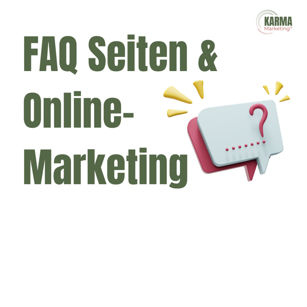 FAQ Seiten & Onlinemarketing